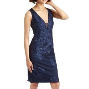 betsey johnson navy lace dress NWT BETSEY JOHNSON WOMEN Sz8 LACE ILLUSION YOKE 3/4 SLEEVE DRESS BLUE NAVY